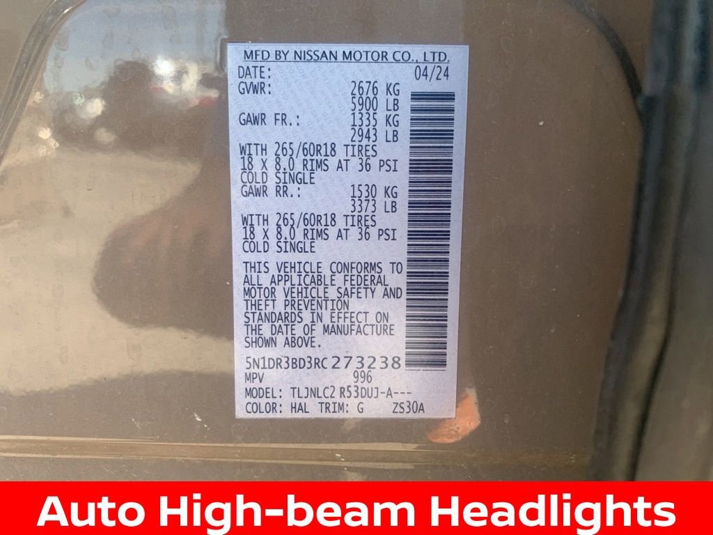 Used 2024 Nissan Pathfinder Rock Creek AWD/4WD image 10