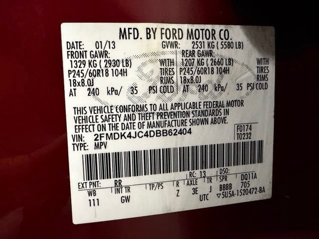 Used 2013 Ford Edge SEL AWD/4WD image 29