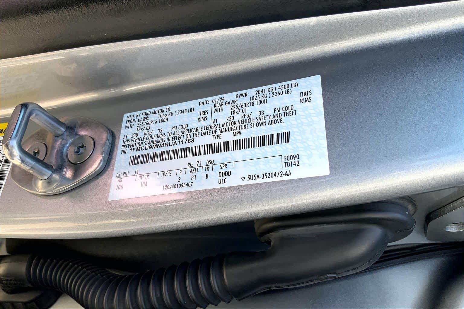 Used 2024 Ford Escape ST-Line AWD/4WD image 33