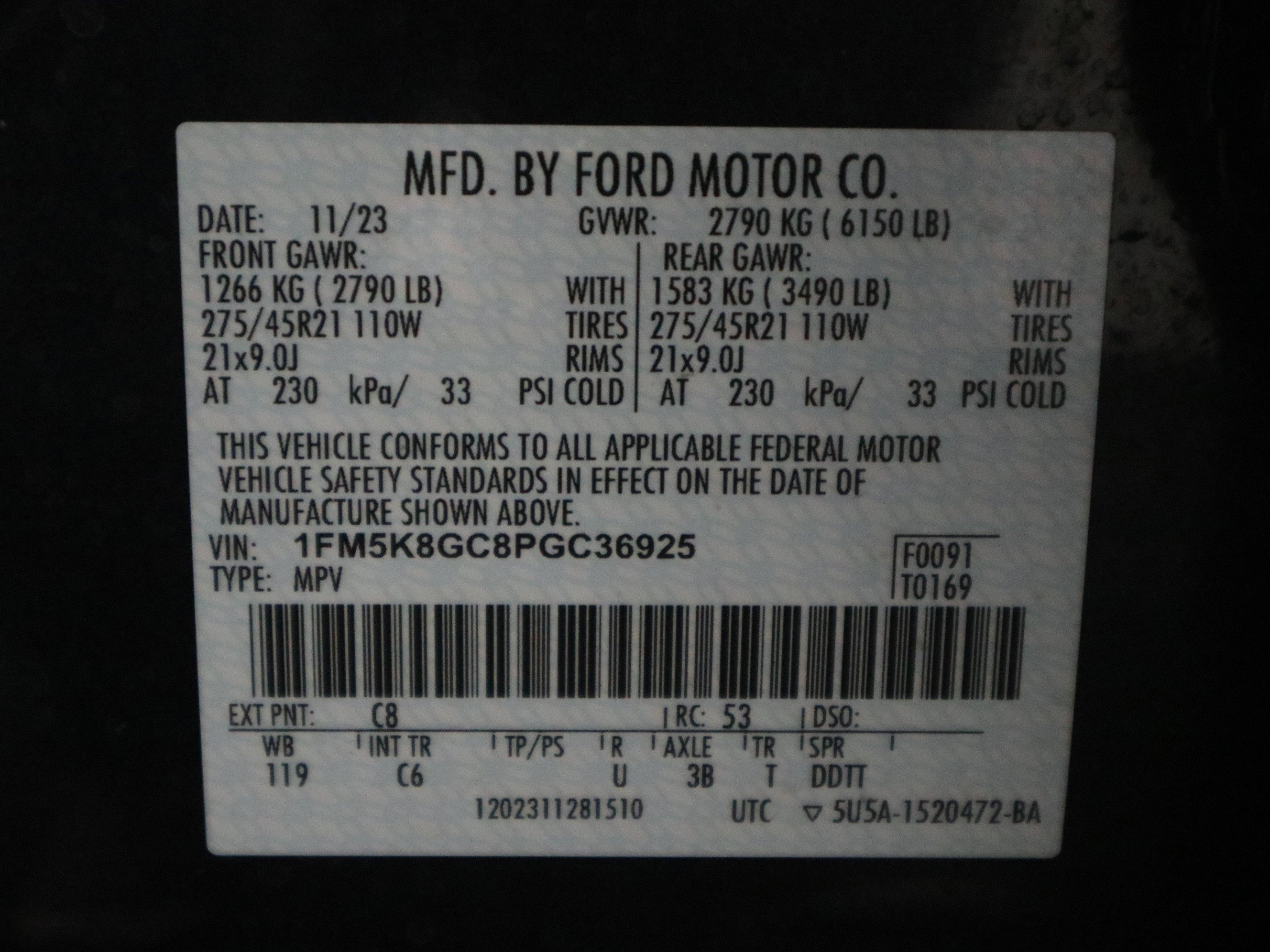 Used 2023 Ford Explorer ST w/ Equipment Group 401A image 38