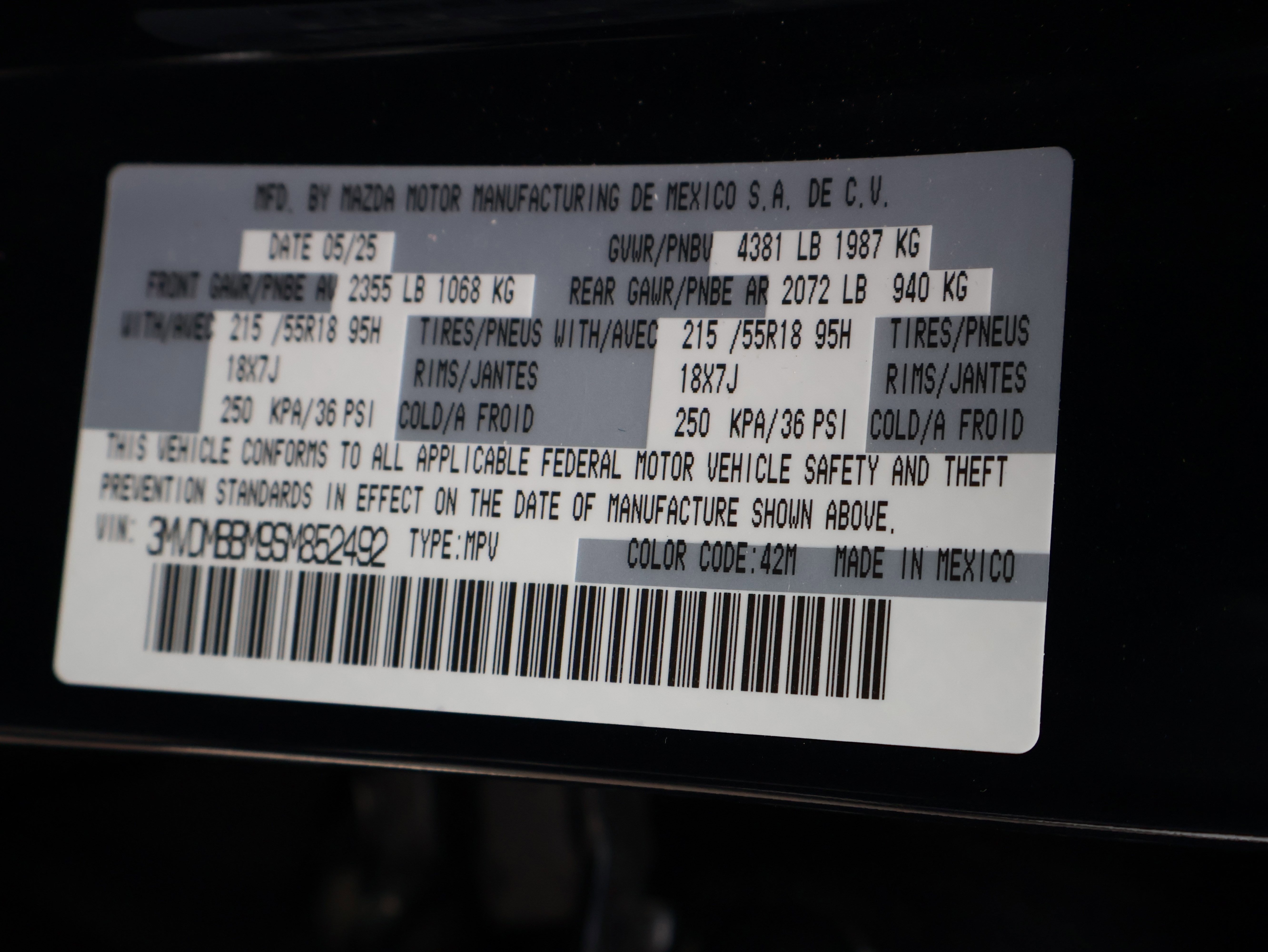 Certified 2025 MAZDA CX-30 AWD 2.5 S w/ Select Sport Pkg image 40