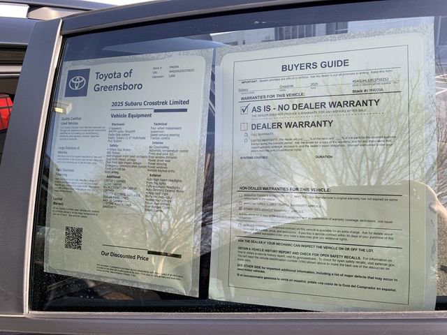 Used 2025 Subaru Crosstrek 2.5i Limited w/ Popular Package #4A image 36