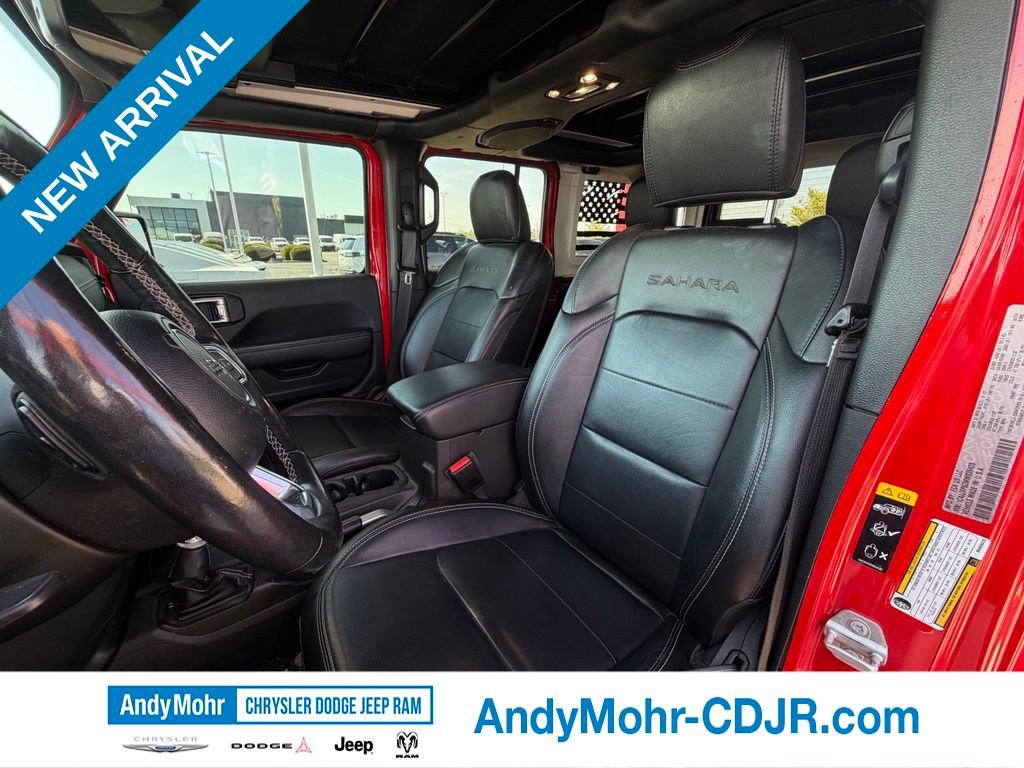 Used 2021 Jeep Wrangler Unlimited Sahara w/ Cold Weather Group AWD/4WD image 13