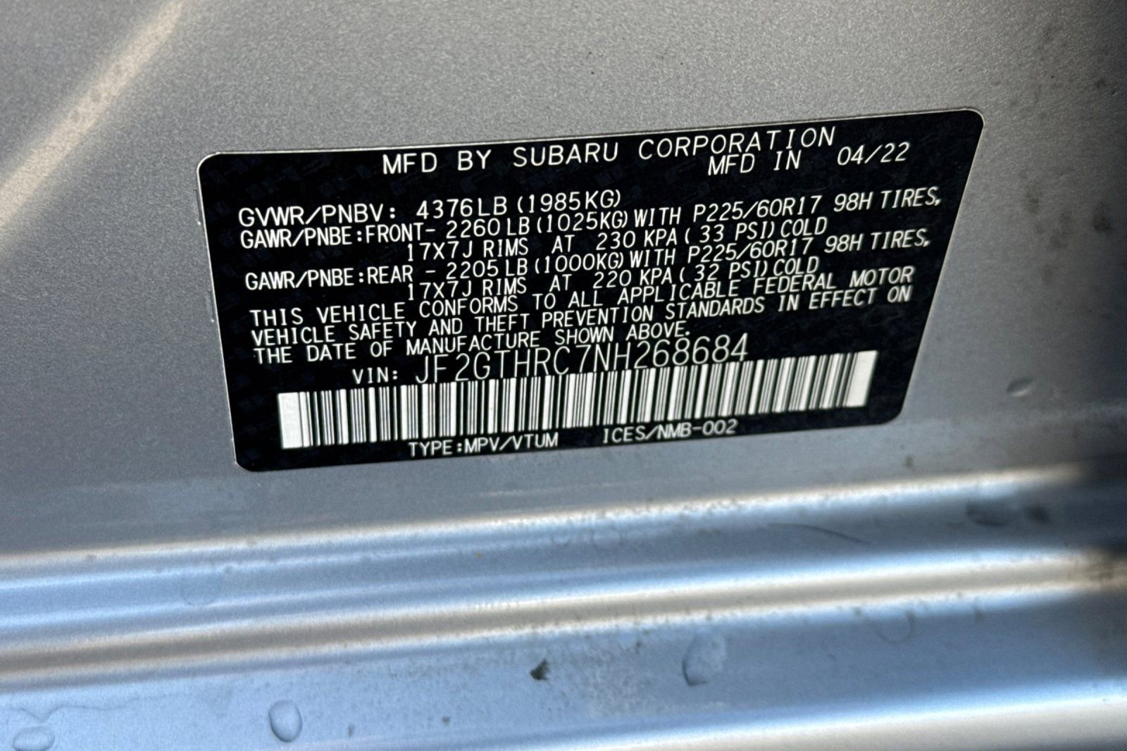 Used 2022 Subaru Crosstrek 2.5i Sport image 35