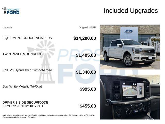 New 2026 Ford F150 Platinum w/ Equipment Group 703A Plus AWD/4WD image 35