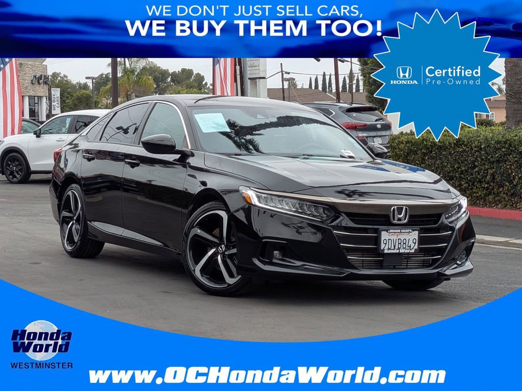 Certified 2022 Honda Accord Sport