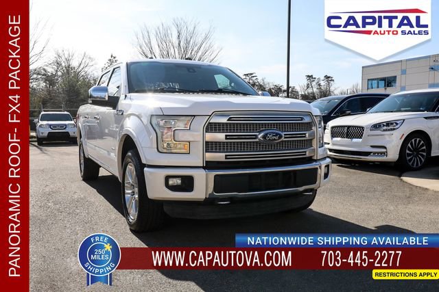 Used 2015 Ford F150 Platinum w/ Max Trailer Tow Package