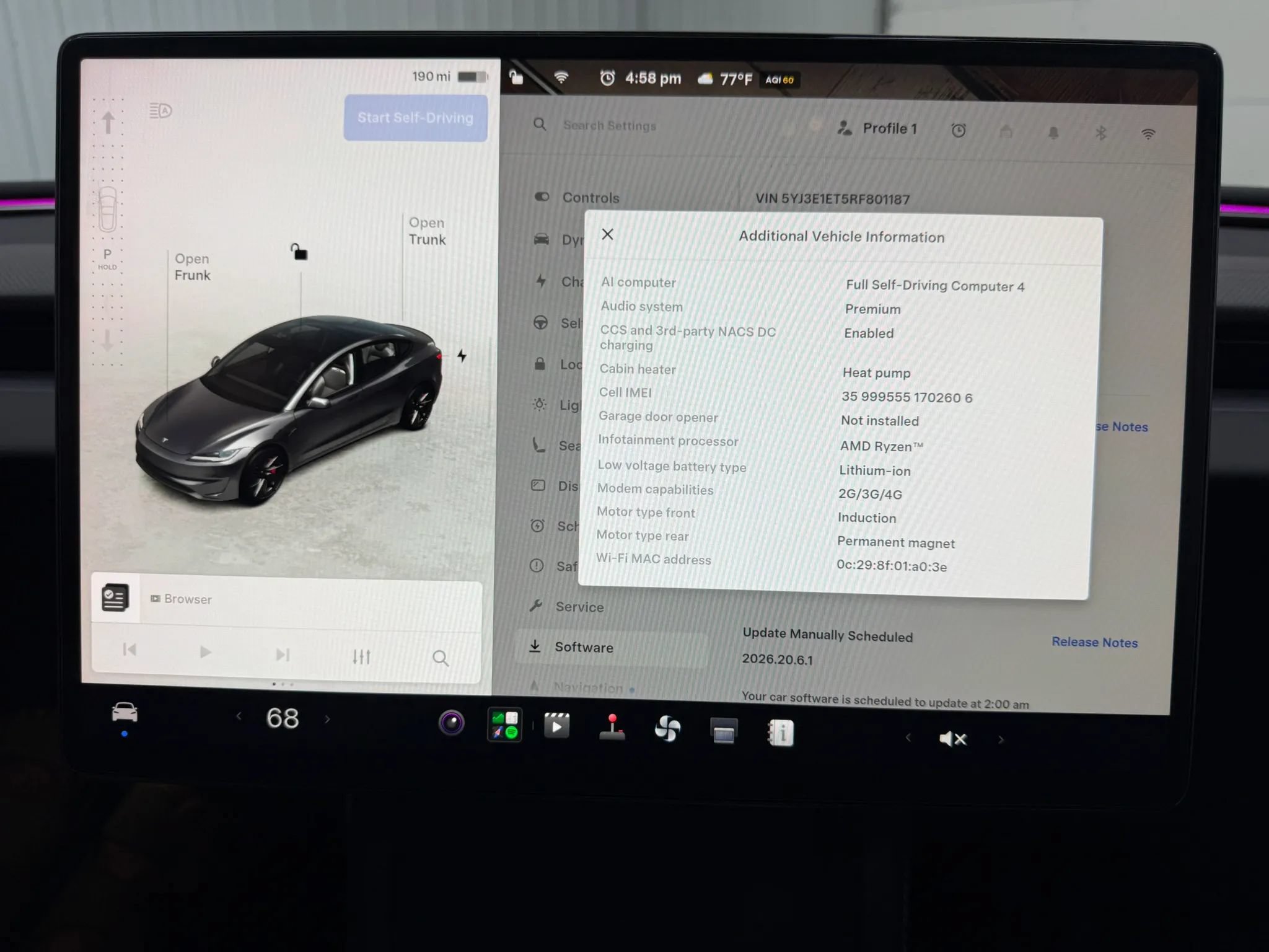 Used 2024 Tesla Model 3 Performance AWD/4WD image 23