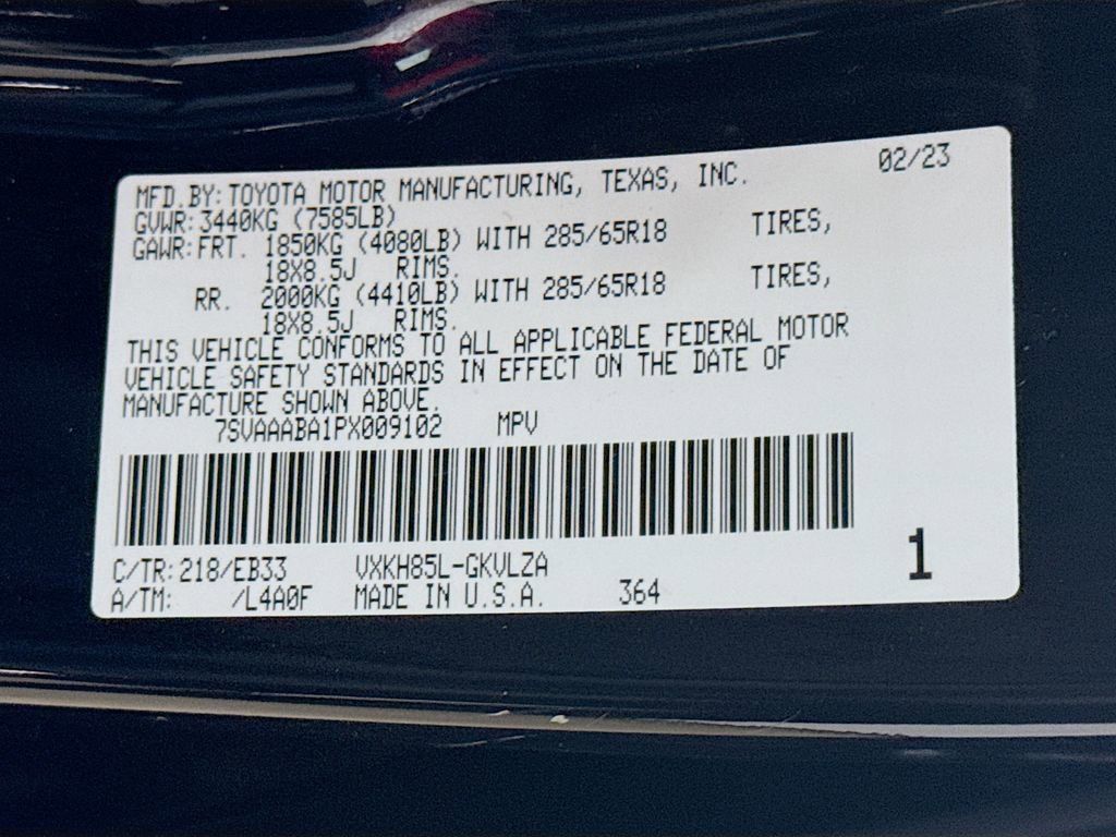 Certified 2023 Toyota Sequoia TRD Pro AWD/4WD image 34