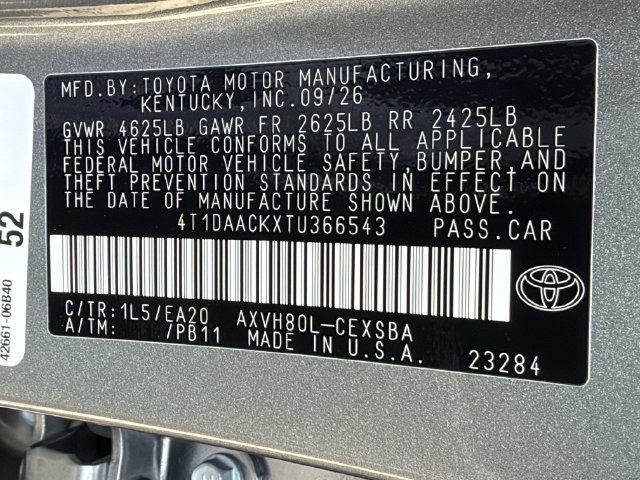 New 2026 Toyota Camry SE w/ Convenience Package FWD image 26