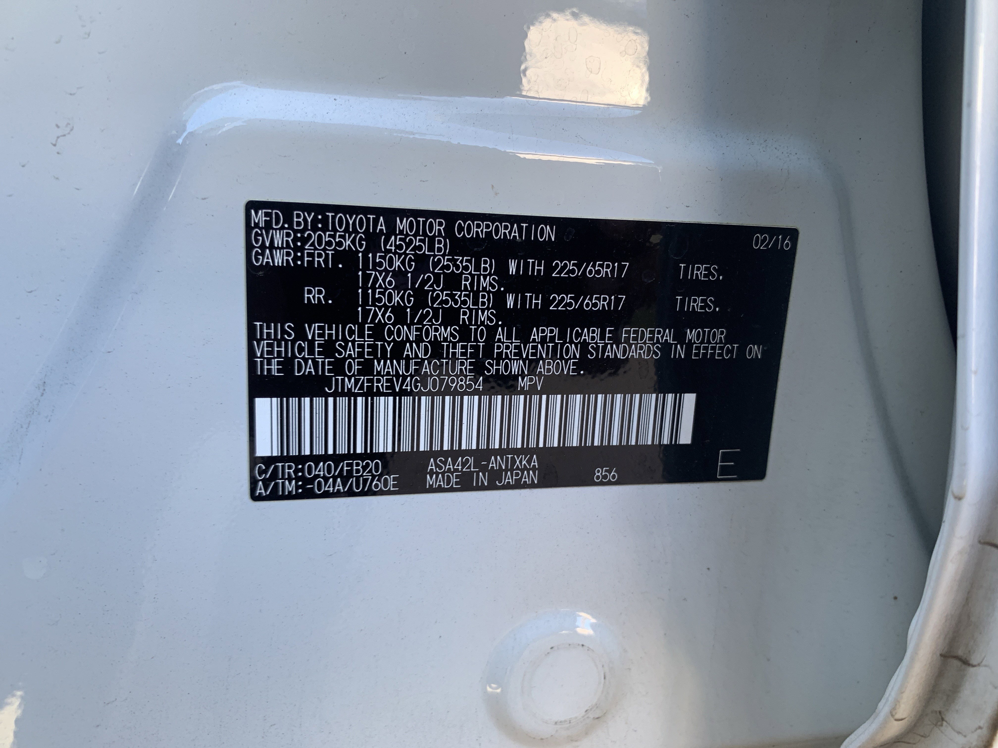 Used 2016 Toyota RAV4 LE image 36