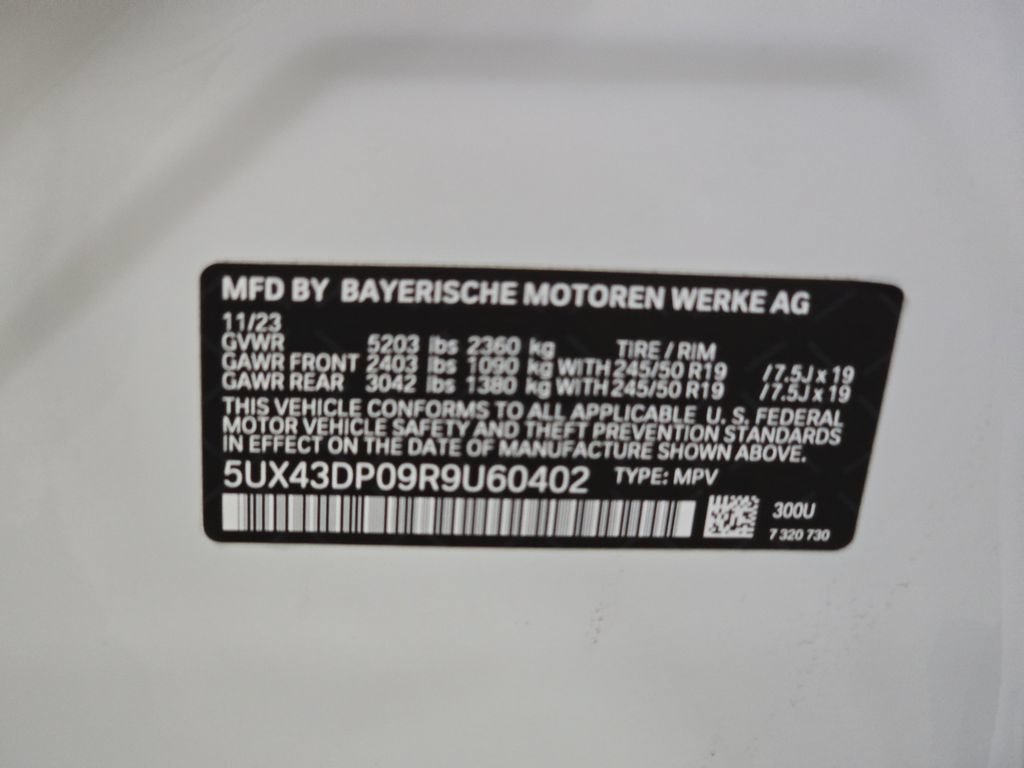 Used 2024 BMW X3 sDrive30i w/ Convenience Package RWD image 31