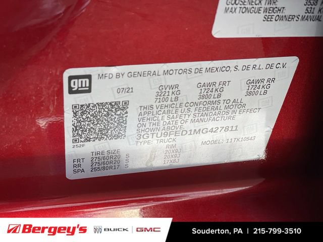 Used 2021 GMC Sierra 1500 Denali w/ Driver Alert Package II AWD/4WD image 38