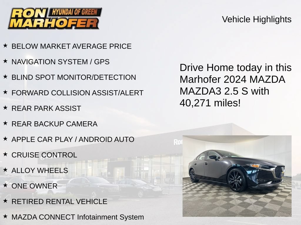 Used 2024 MAZDA MAZDA3 s FWD image 14