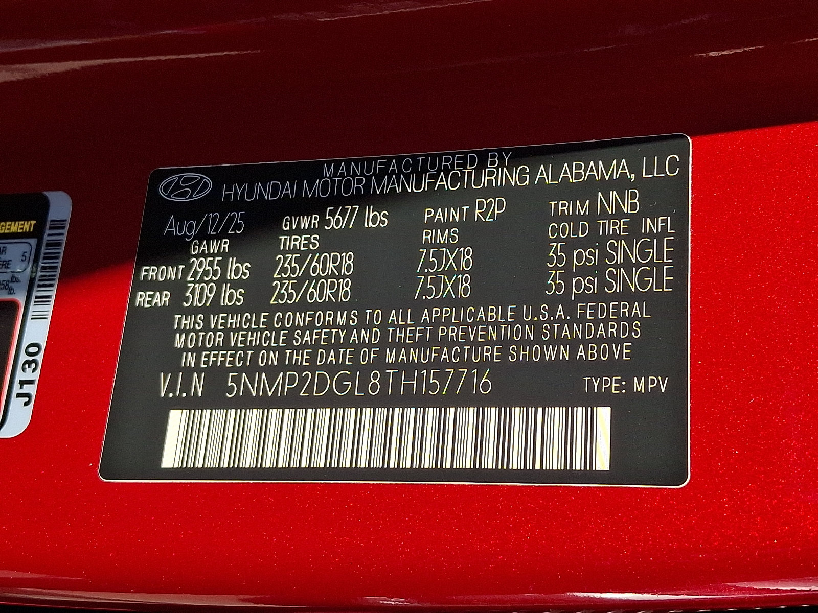Used 2026 Hyundai Santa Fe SEL AWD/4WD image 29