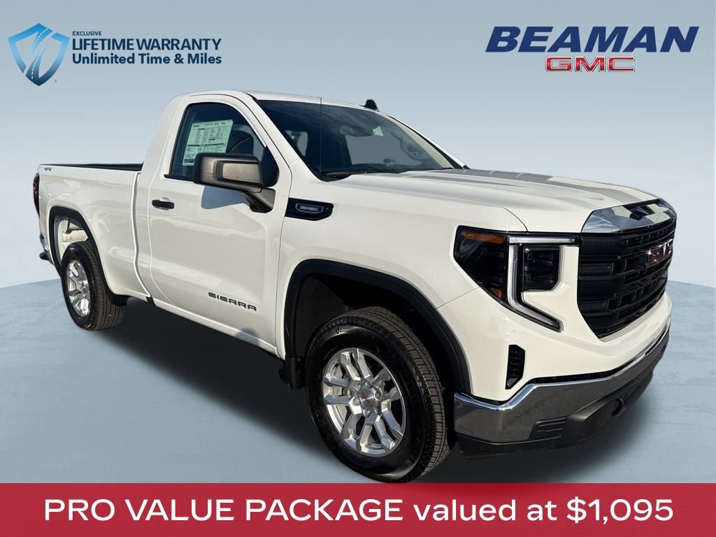 New 2025 GMC Sierra 1500 Pro w/ Pro Value Package