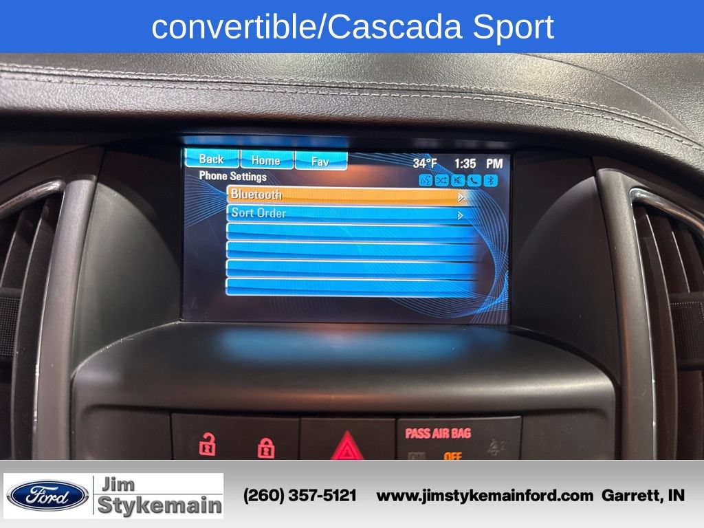 Used 2018 Buick Cascada Sport Touring FWD image 23