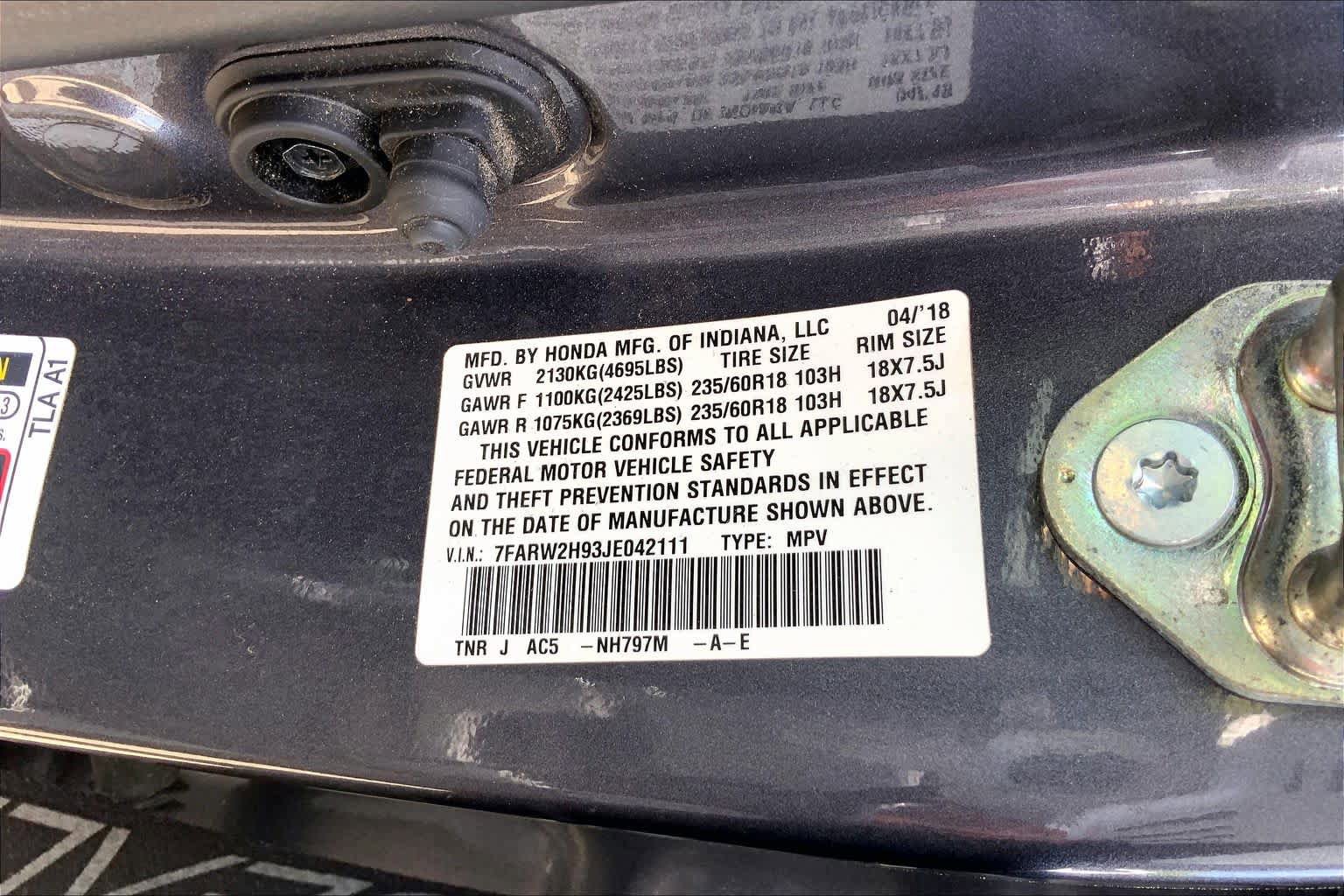 Used 2018 Honda CR-V Touring image 37