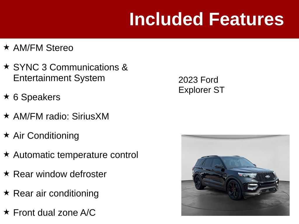 Used 2023 Ford Explorer ST w/ Equipment Group 401A AWD/4WD image 4