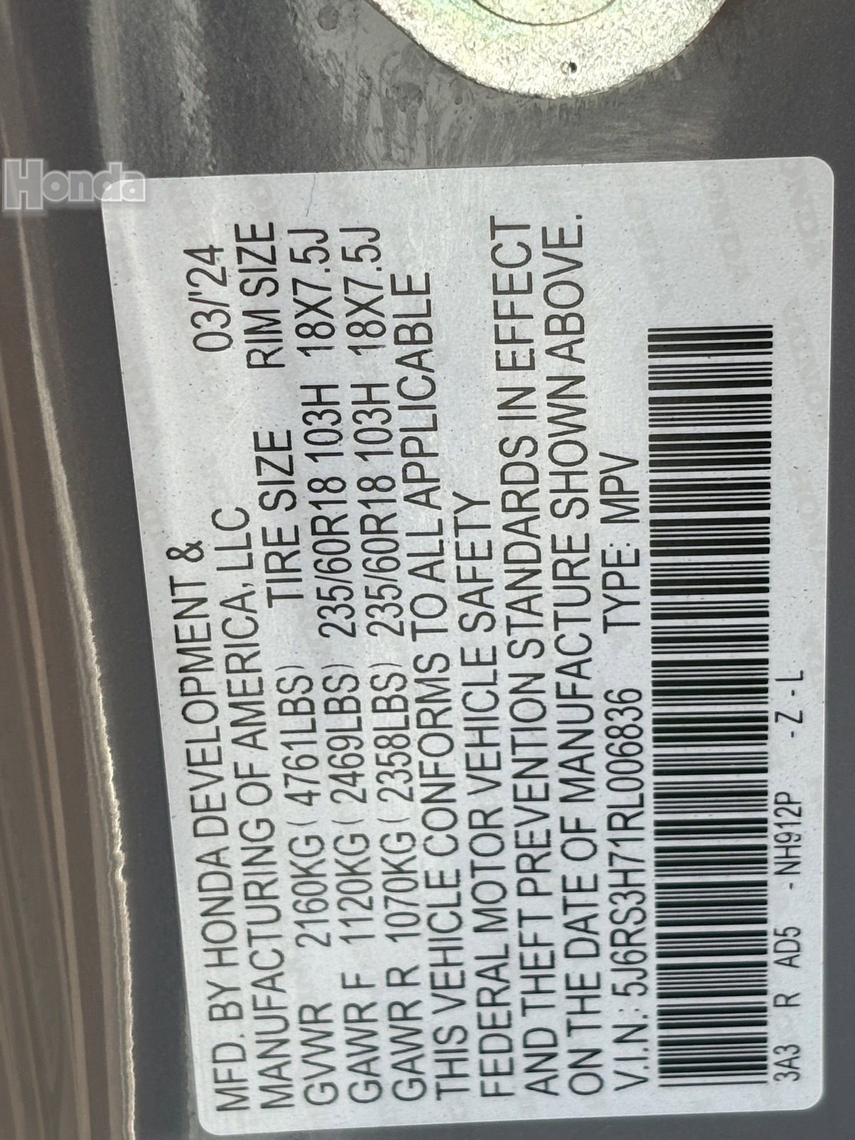 Used 2024 Honda CR-V EX-L image 33