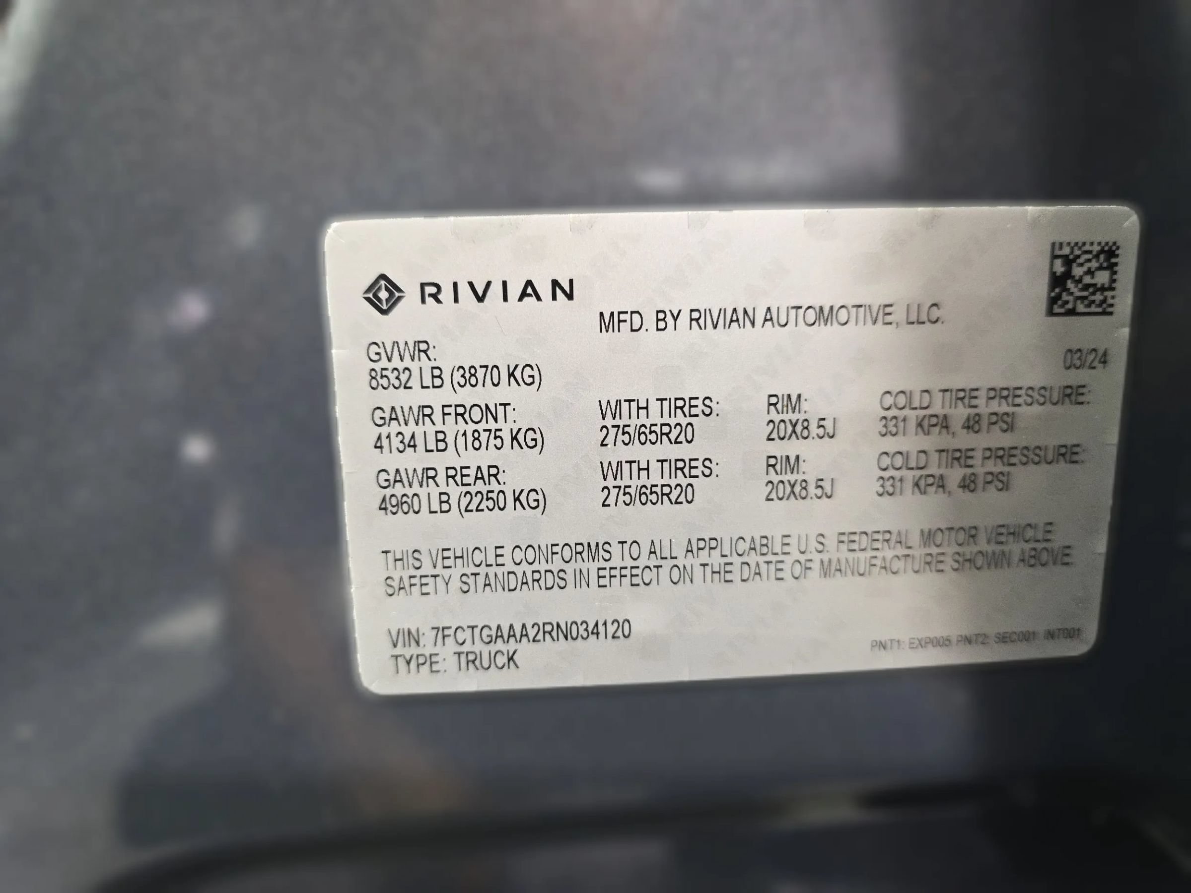 Used 2024 Rivian R1T Adventure Quad AWD/4WD image 16
