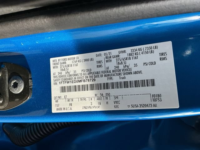 Certified 2021 Ford F150 XLT w/ Equipment Group 302A High AWD/4WD image 25
