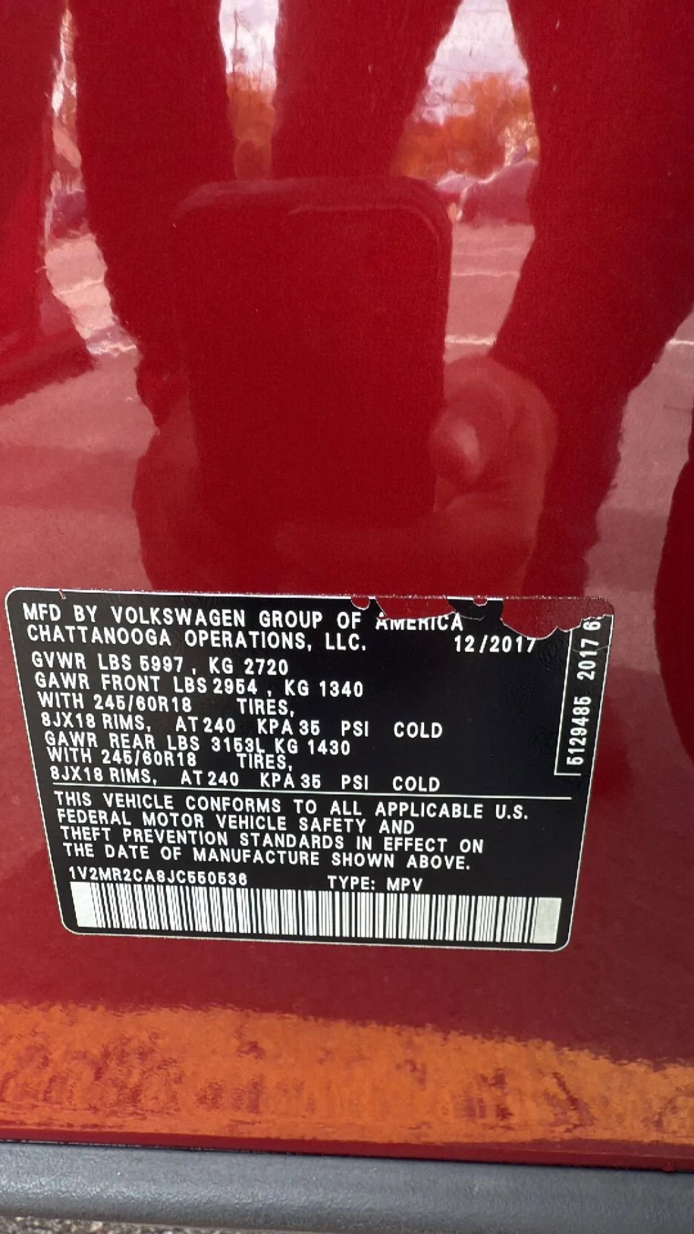 Used 2018 Volkswagen Atlas SEL image 34