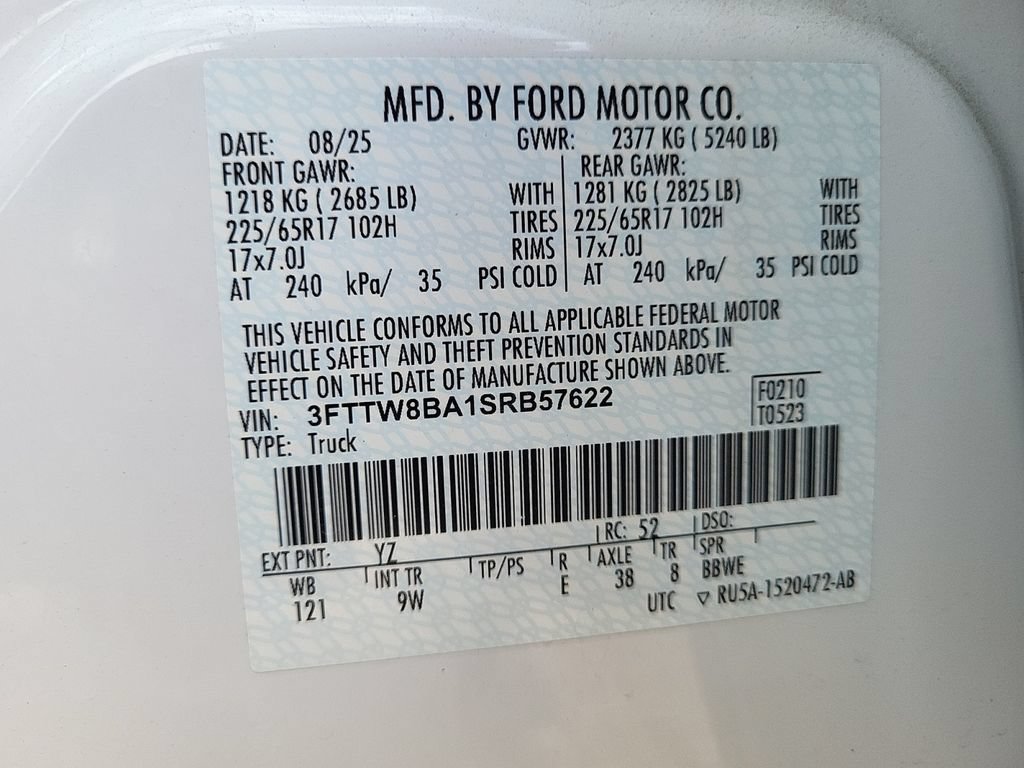 Used 2025 Ford Maverick XL w/ Equipment Group 102A AWD/4WD image 25