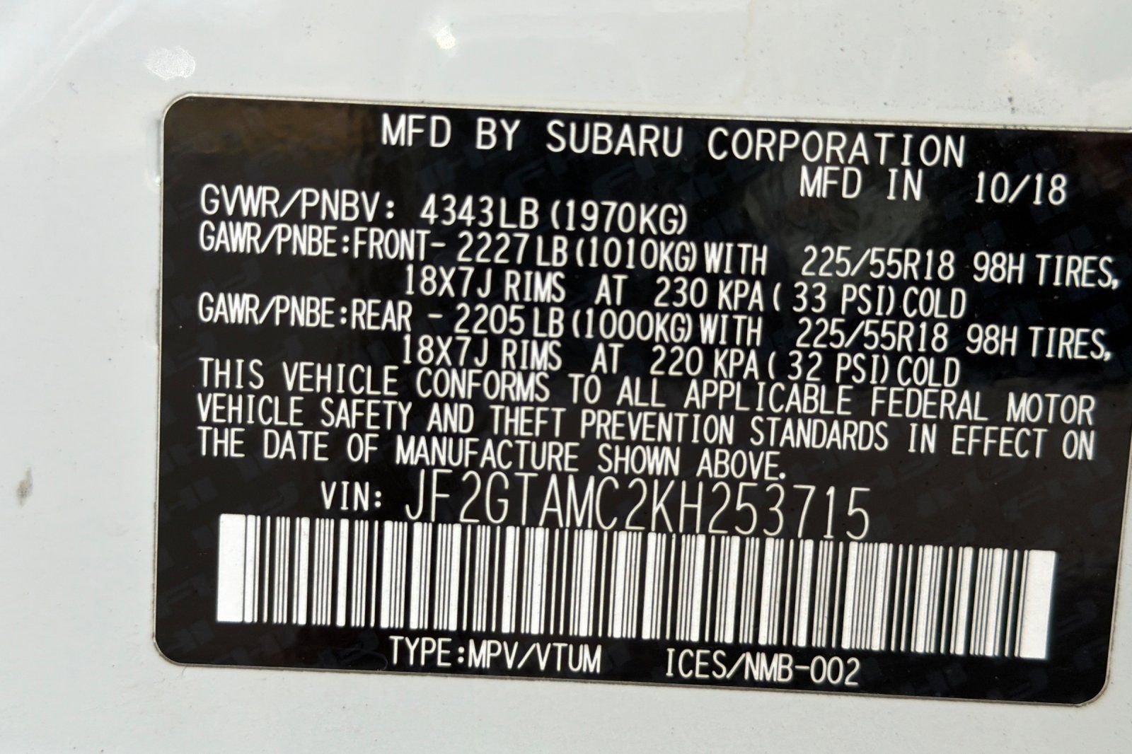 Used 2019 Subaru Crosstrek 2.0i Limited w/ Popular Package #2 image 28