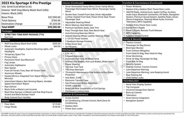 Used 2023 Kia Sportage X-Pro Prestige AWD/4WD image 19