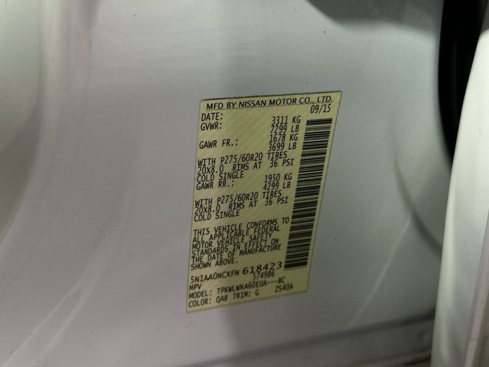 Used 2015 Nissan Armada Platinum image 44