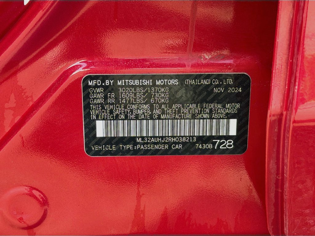 Used 2024 Mitsubishi Mirage LE FWD image 31