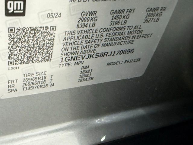 Used 2024 Chevrolet Traverse Z71 w/ LPO, Floor Liner Package image 43