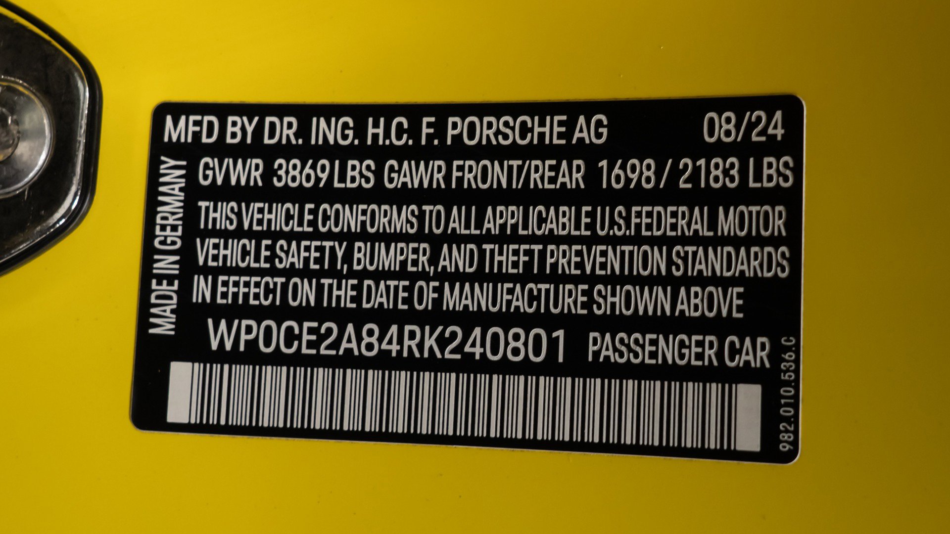 Used 2024 Porsche 718 Boxster Spyder RS image 84