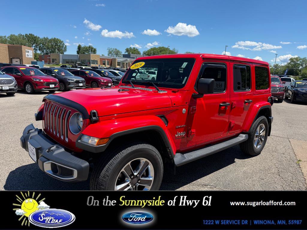 Used 2018 Jeep Wrangler Unlimited Sahara w/ Safety Group AWD/4WD video 1