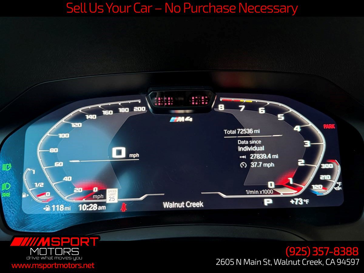 Used 2021 BMW M4 Competition w/ Executive Package RWD image 19