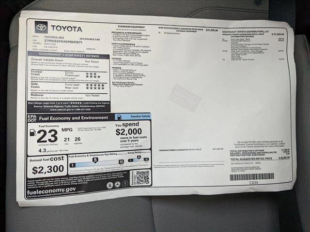 New 2025 Toyota Tacoma SR5 image 17