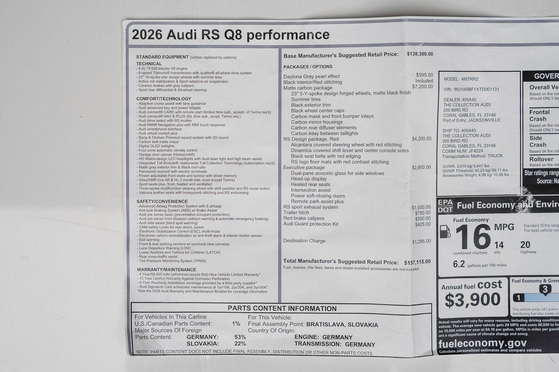 Used 2026 Audi RS Q8 performance image 83