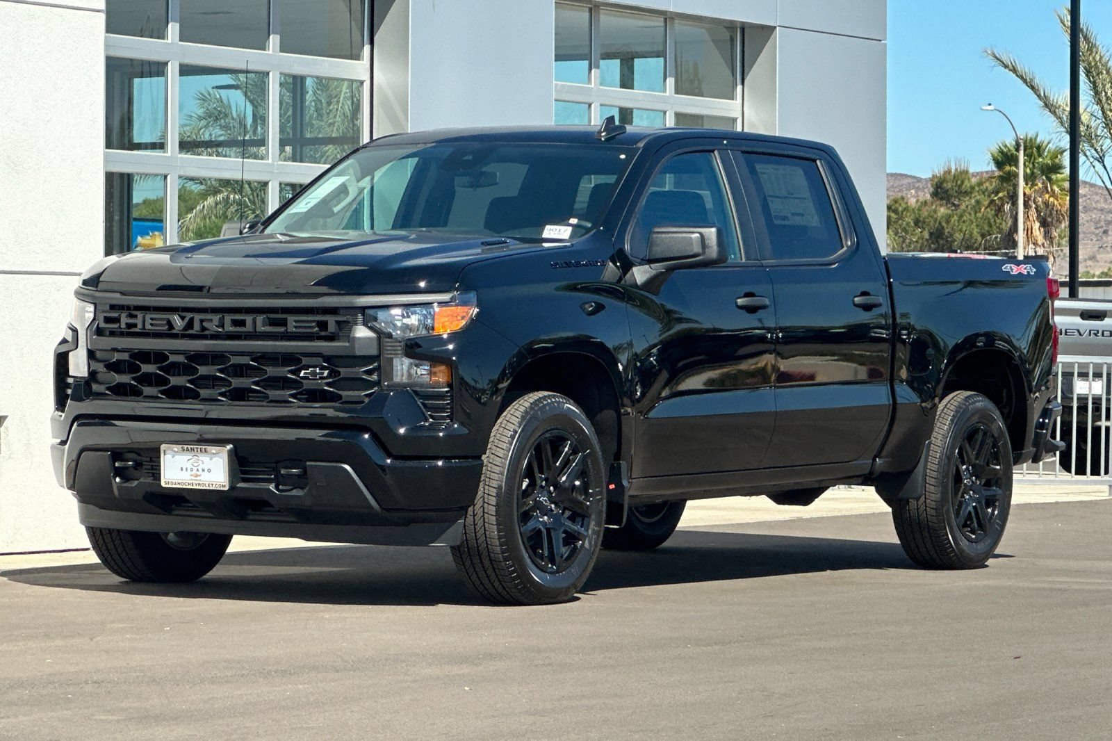 New 2026 Chevrolet Silverado 1500 Custom w/ LPO, Dark Essentials Package AWD/4WD image 8