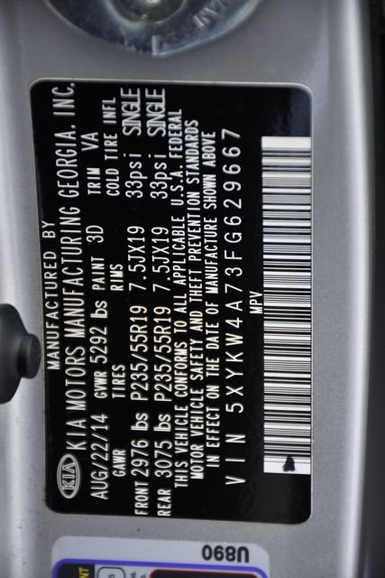 Used 2015 Kia Sorento SX image 31