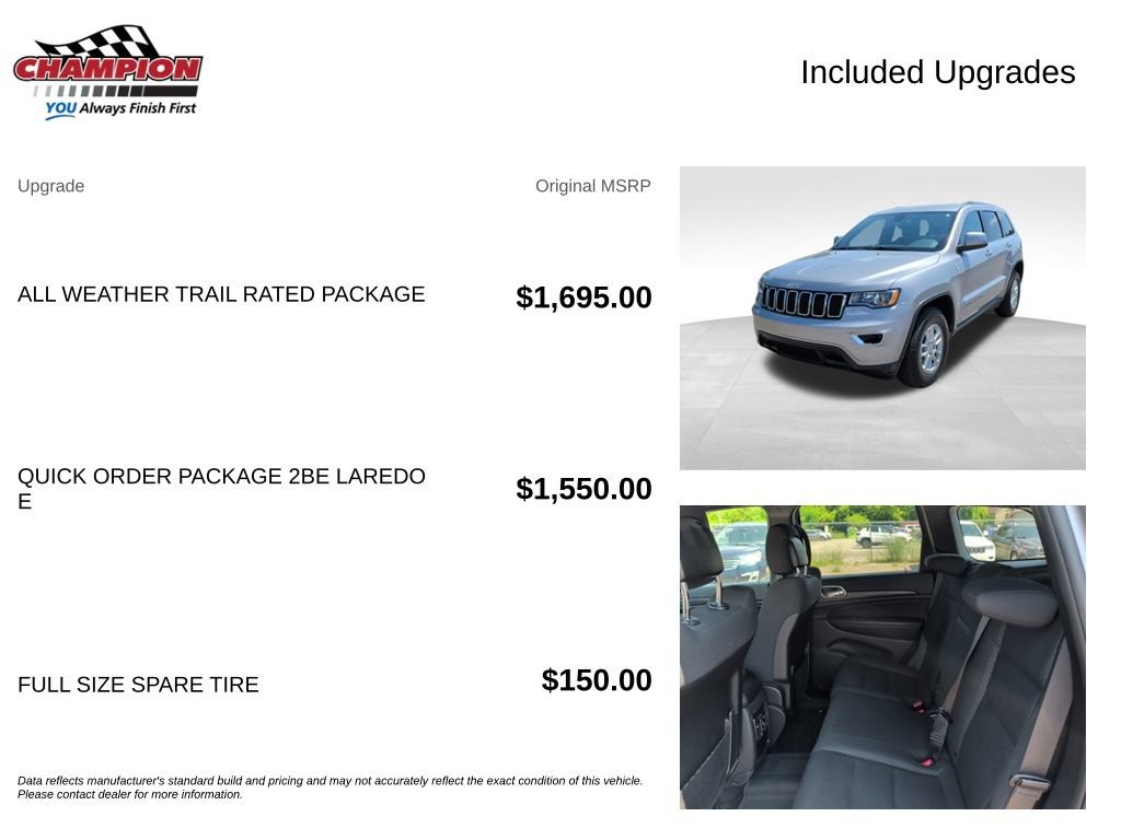 Used 2019 Jeep Grand Cherokee Laredo AWD/4WD image 7