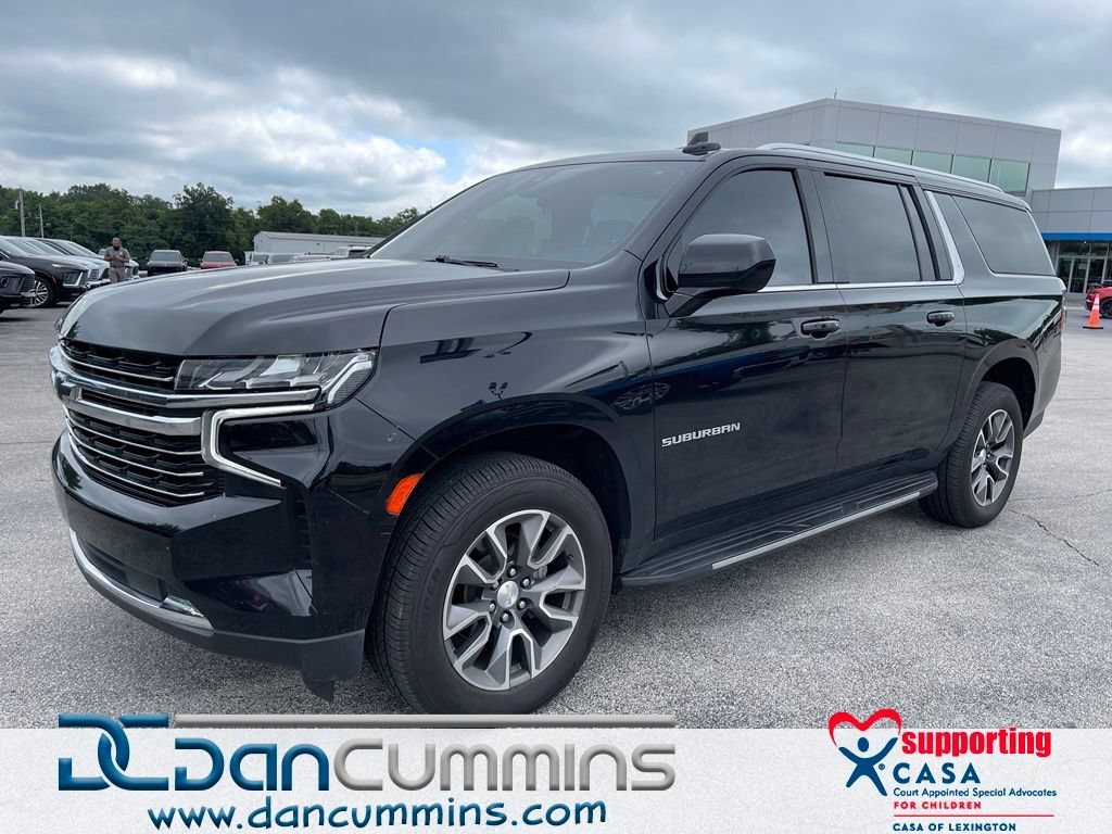 Used 2021 Chevrolet Suburban LT w/ Rear Media and Nav Package