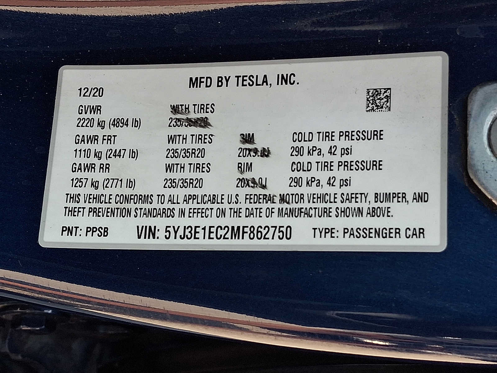 Used 2021 Tesla Model 3 Performance AWD/4WD image 24