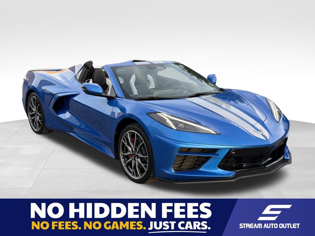 Used 2026 Chevrolet Corvette Stingray Preferred Conv w/ Chrome Exterior Badge Package RWD 360° Tour