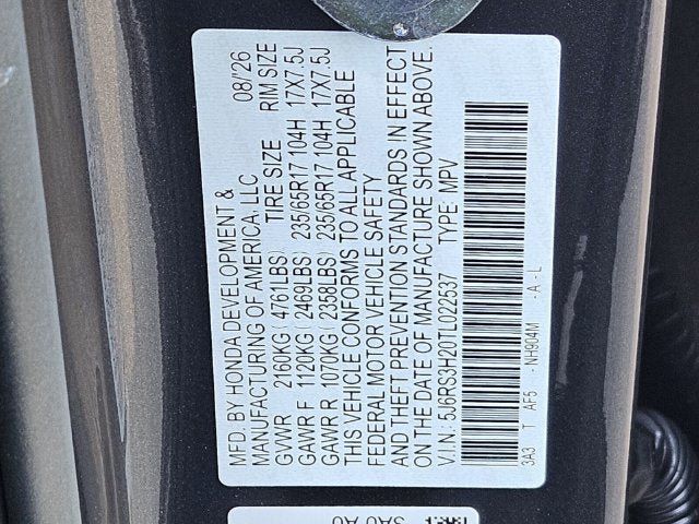 New 2026 Honda CR-V LX image 19