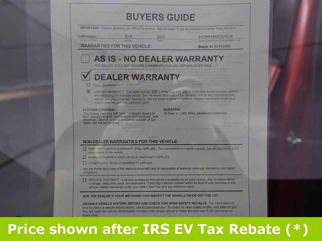 Used 2023 Volkswagen ID.4 S image 36