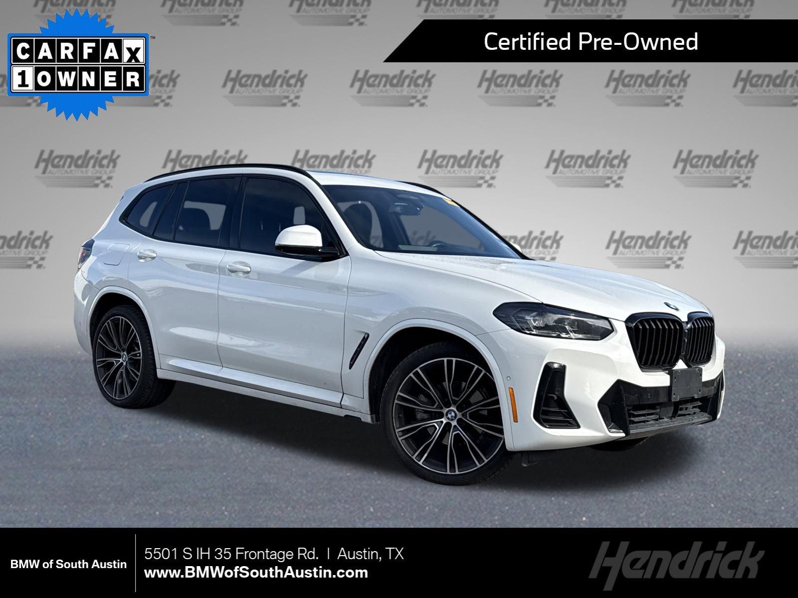 Certified 2023 BMW X3 sDrive30i w/ M Sport Package