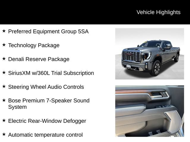 Used 2025 GMC Sierra 3500 Denali w/ Denali Reserve Package AWD/4WD image 7
