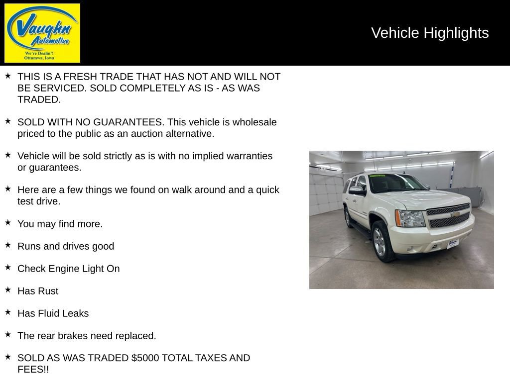 Used 2008 Chevrolet Tahoe LTZ w/ LTZ Preferred Equipment Group image 2
