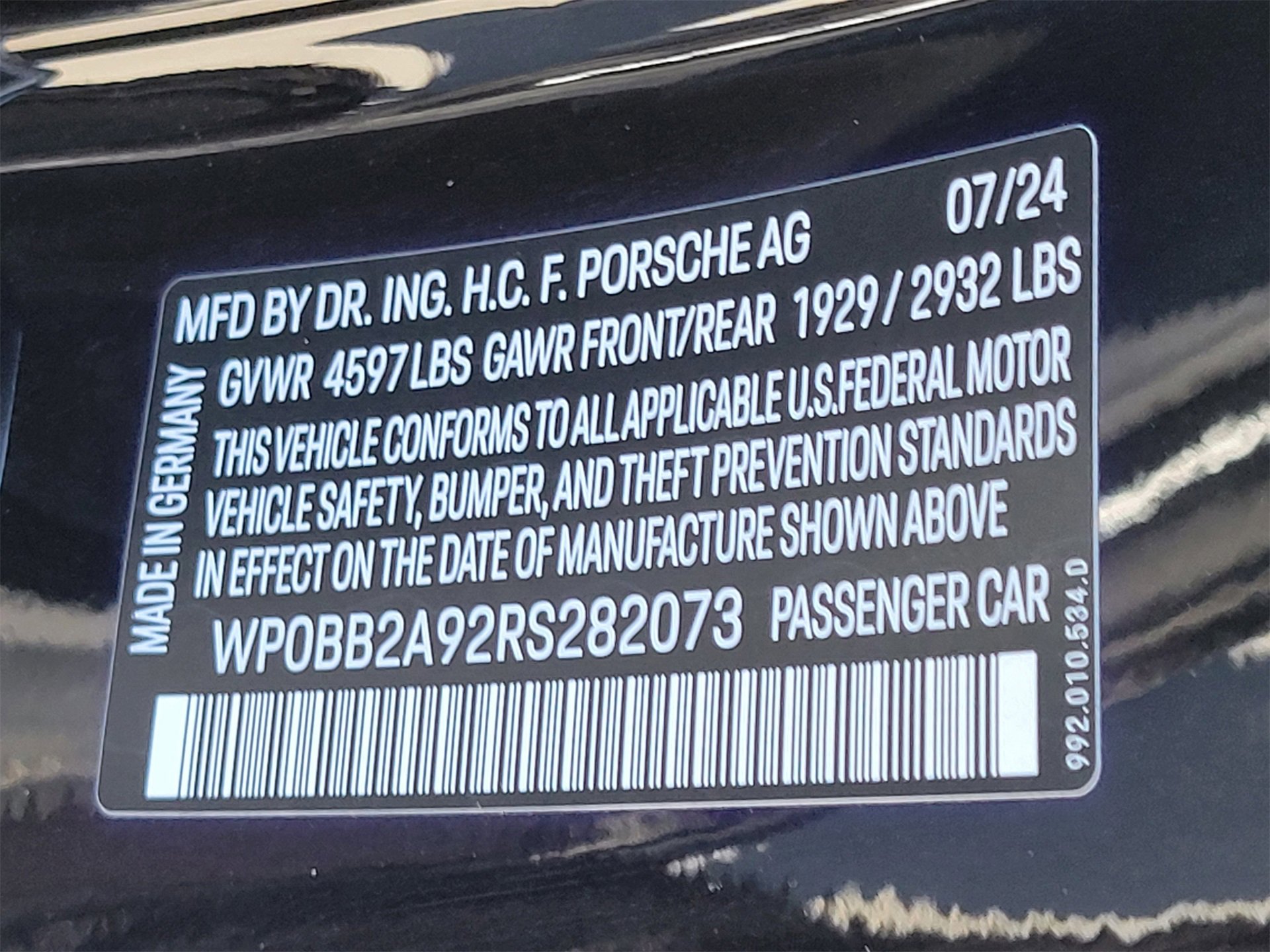 Certified 2024 Porsche 911 Targa 4 GTS image 34